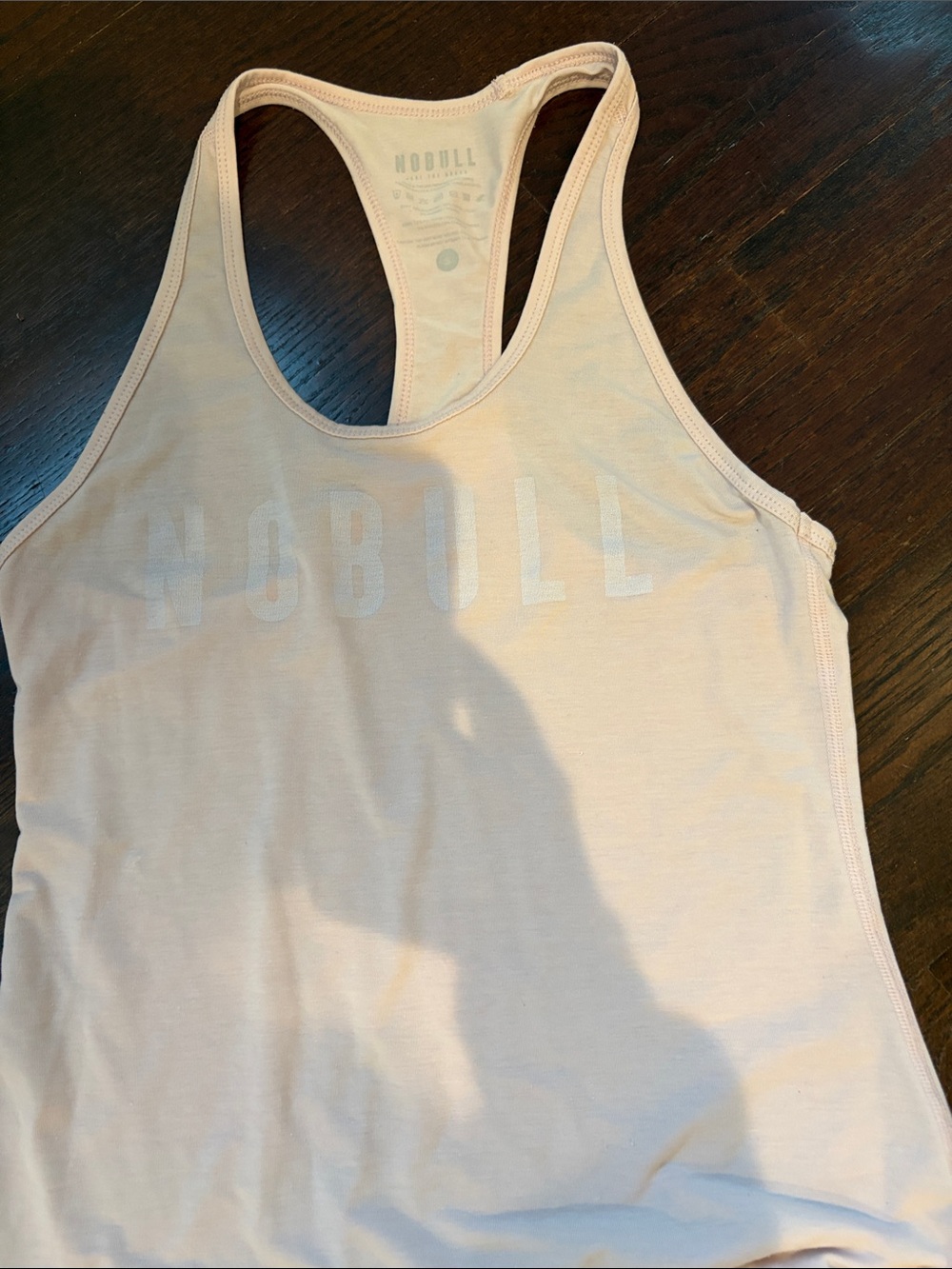 NOBULL Pale Pink Racerback Training Tank